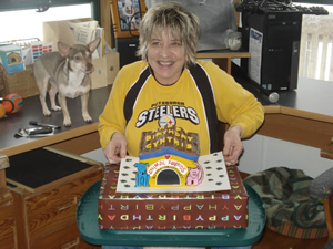 Dog House Cake